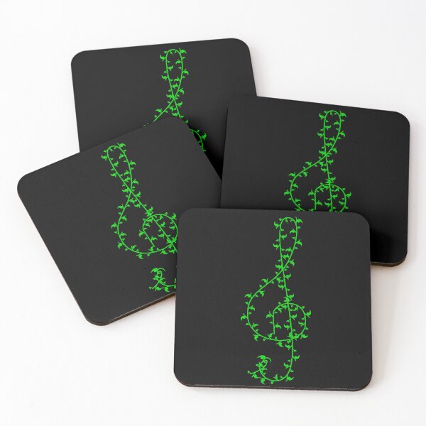 Item preview, Elegant Green Treble Clef 3 designed and sold by ZorianArt.