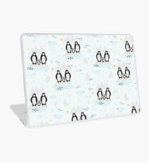 Penguin Family In Winter Snow Laptop Skin