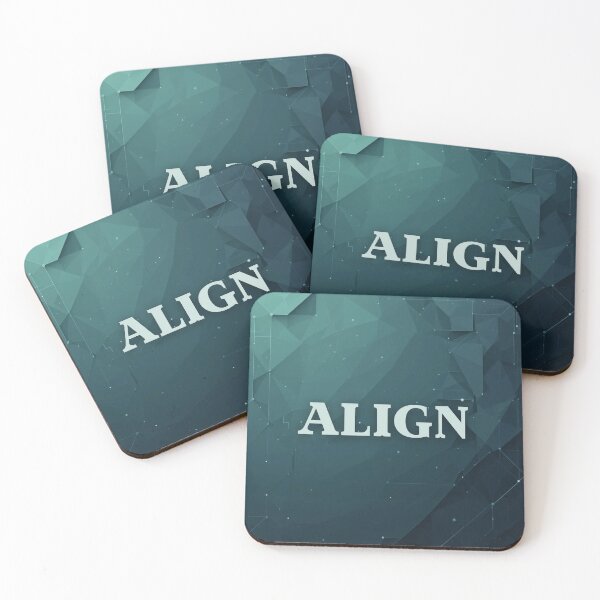 Item preview, Minimalist Align | Balance Word Art | Mindful Workspace Decor designed and sold by TextMuse.