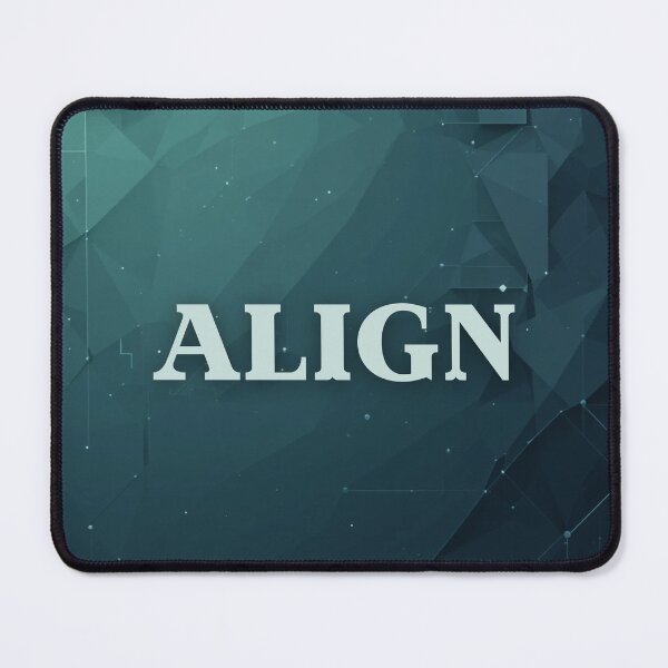 Item preview, Minimalist Align | Balance Word Art | Mindful Workspace Decor designed and sold by TextMuse.