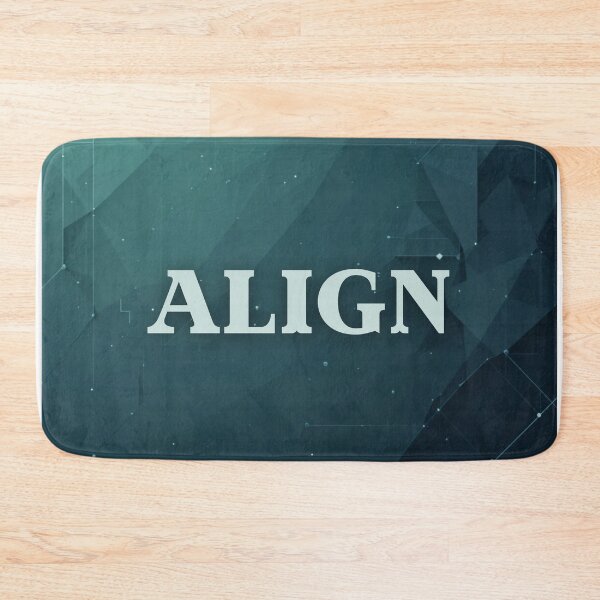 Item preview, Minimalist Align | Balance Word Art | Mindful Workspace Decor designed and sold by TextMuse.
