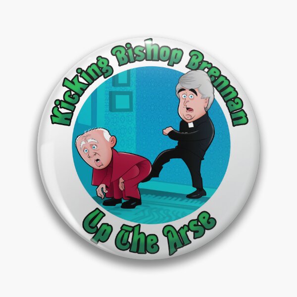Item preview, Kicking Bishop Brennan Up The Arse designed and sold by Mike Giblin Illustration.