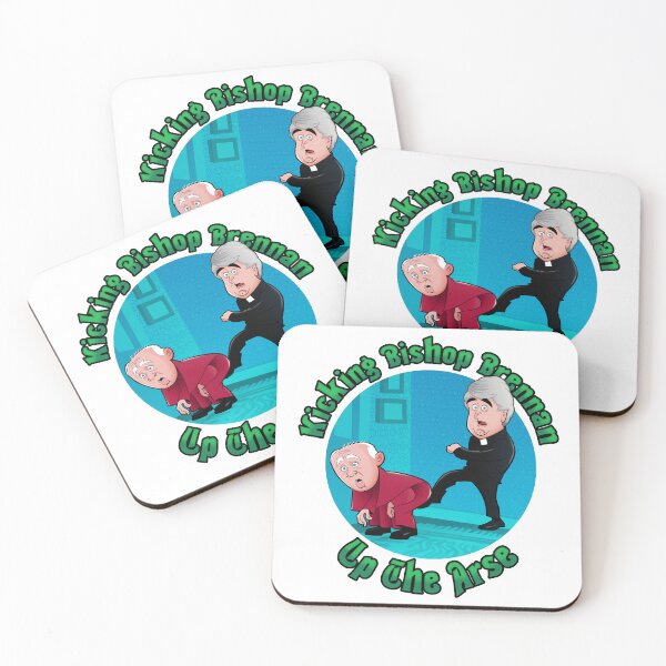 Item preview, Kicking Bishop Brennan Up The Arse designed and sold by Mike Giblin Illustration.