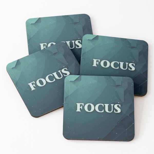 Item preview, Minimalist Focus | Vision Power Word | Career Professional Gift designed and sold by TextMuse.