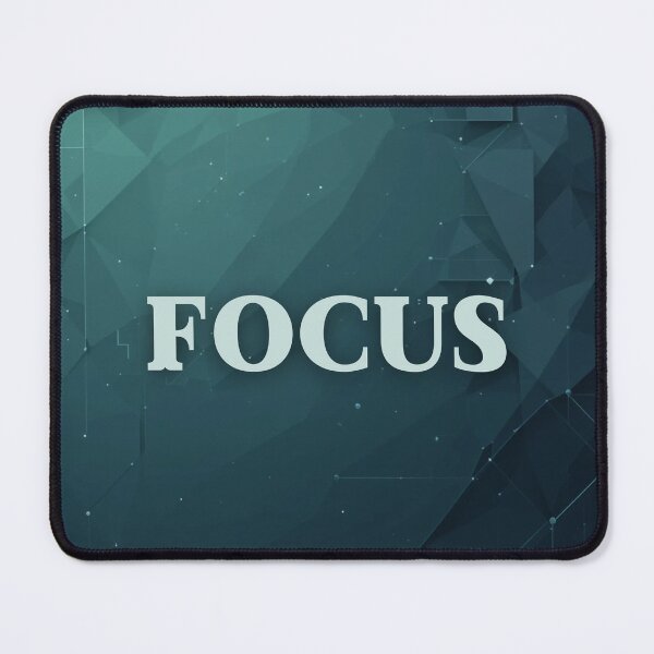 Item preview, Minimalist Focus | Vision Power Word | Career Professional Gift designed and sold by TextMuse.