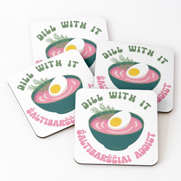 Item preview, Saltibarsciai Round Funny Quote Dill With It Addict  designed and sold by Lelijo.