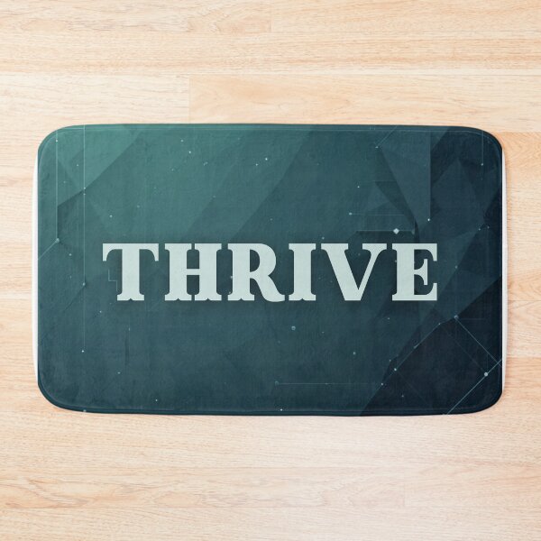 Item preview, Minimalist Thrive | Success Power Word | Achievement Motivation Gift designed and sold by TextMuse.