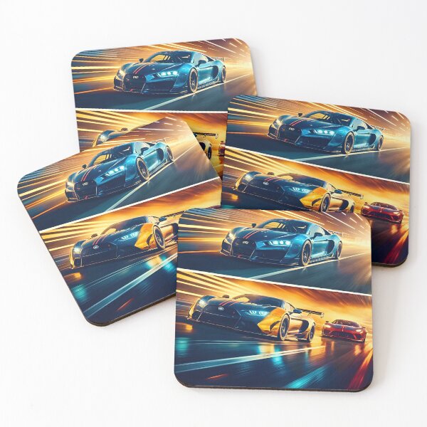 Item preview, Supercars Speeding designed and sold by Ink Art Design.