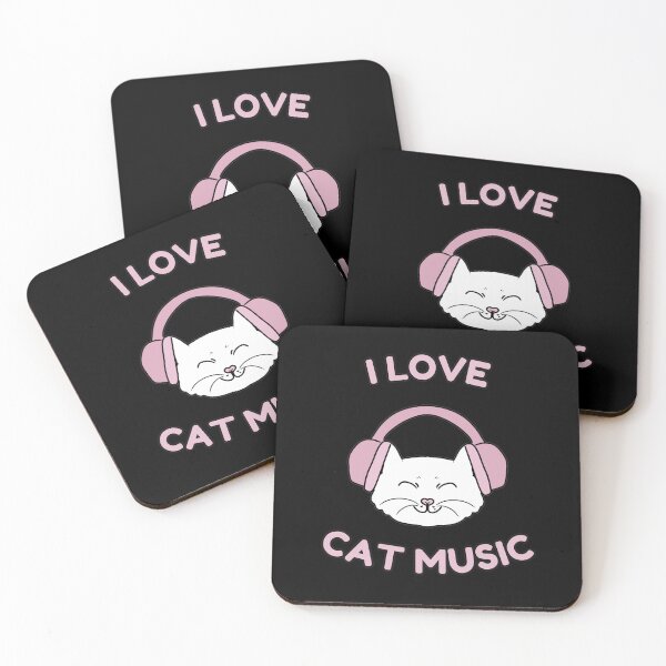 Item preview, I love cat music designed and sold by HugSomeNettles.