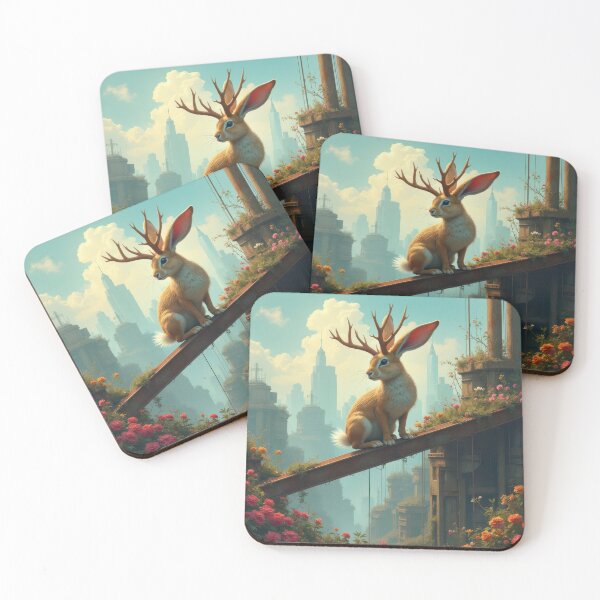 Item preview, Jackalope on an Inclined Plane designed and sold by HabitableMoons.