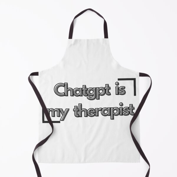 Artikelvorschau, ChatGPT ist mein Therapeut – Lustiges KI-Meme-Design entworfen und verkauft von AIKNOCKTECK.