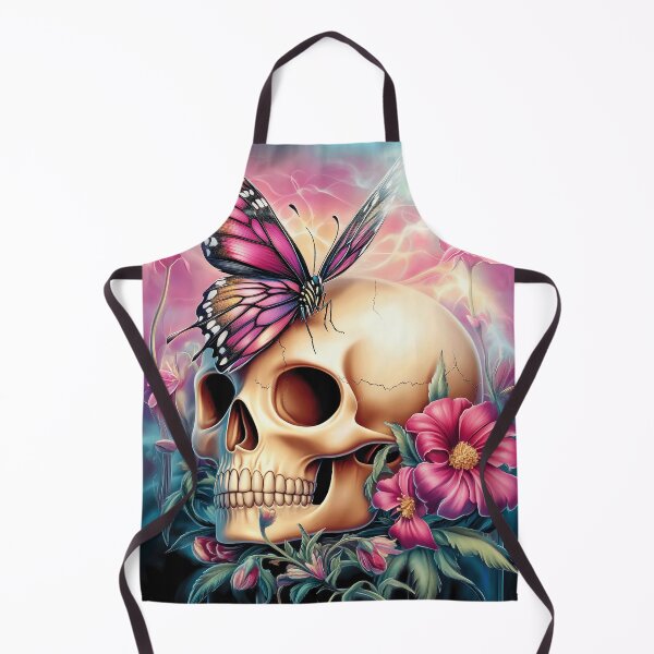 Item preview, Butterfly Skull And Flowers 4 designed and sold by Gypsykiss.