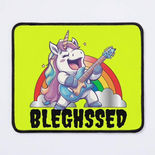 Item preview, Funny Bleghssed Rainbow Unicorn Blegh designed and sold by RockFireMerch.
