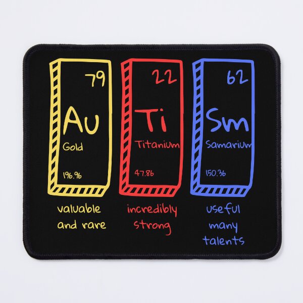 Item preview, Autism Awareness Elements Periodic Table designed and sold by AniArtPL.