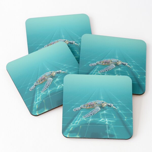 Item preview, Sea Turtle in the Deep End designed and sold by HabitableMoons.