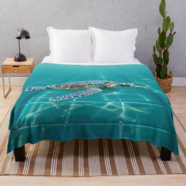 Item preview, Sea Turtle in the Deep End designed and sold by HabitableMoons.