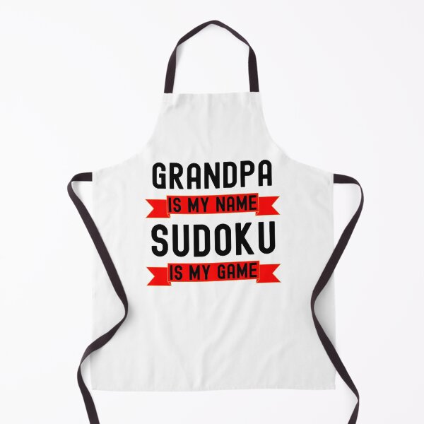 Item preview, Grandpa is my name Sudoku is my game funny Sudoku humor designed and sold by snowry.