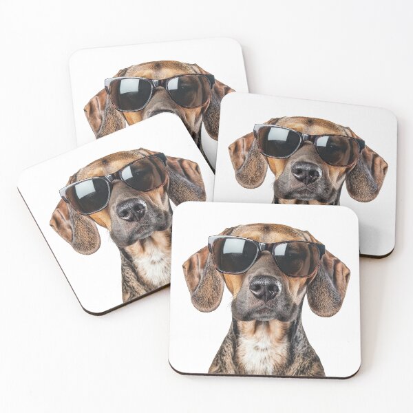 Item preview, Funny cool Plott Hound Dog wearing sunglasses designed and sold by LazyOwlStore.