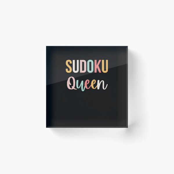 Item preview, Cute Sudoku Queen funny Sudoku humor designed and sold by snowry.