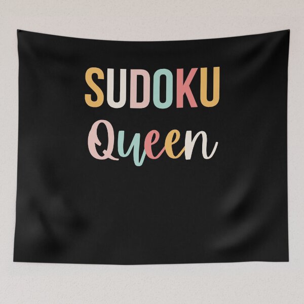 Item preview, Cute Sudoku Queen funny Sudoku humor designed and sold by snowry.
