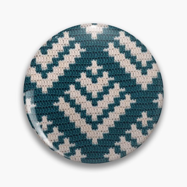 Item preview, Crochet Ethnic Design Fir Tree Teal designed and sold by Lelijo.