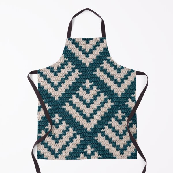 Item preview, Crochet Ethnic Design Fir Tree Teal designed and sold by Lelijo.