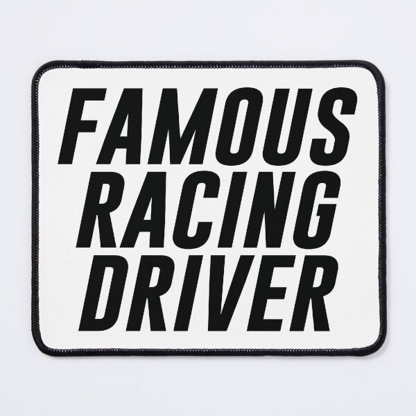Item preview, Famous Racing Driver designed and sold by the-craft-shop.