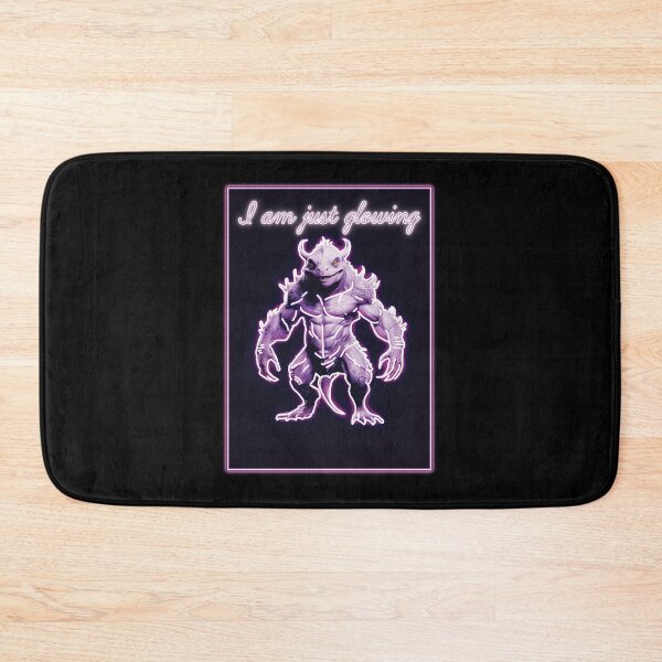 Item preview, "I Am Just Glowing" – Motivational & Uplifting Typography Design – Positive Vibes Art   designed and sold by DG-ShopLT.