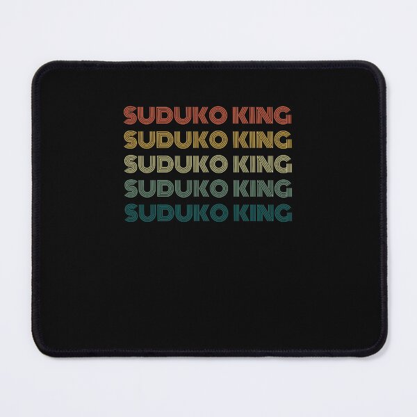 Item preview, Sudoku King retro funny Sudoku saying humor designed and sold by snowry.