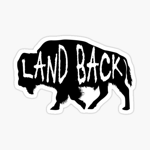 Item preview, Land Back (Bison) designed and sold by Go-Tlv-Di.