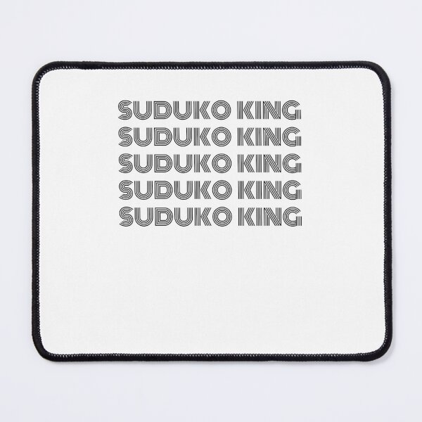 Item preview, Retro Sudoku King funny Sudoku saying humor designed and sold by snowry.