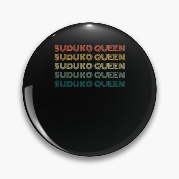 Item preview, Sudoku Queen retro funny Sudoku saying humor designed and sold by snowry.