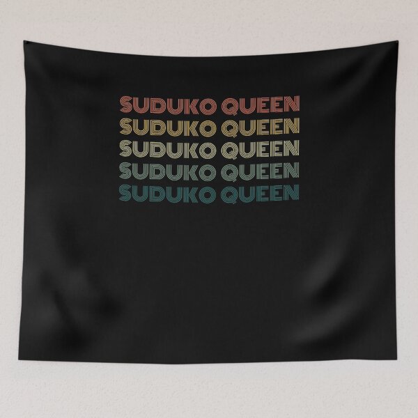 Item preview, Sudoku Queen retro funny Sudoku saying humor designed and sold by snowry.