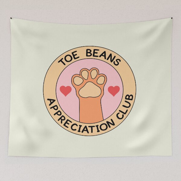 Item preview, Toe Beans Appreciation Club  designed and sold by nukartDesigns.