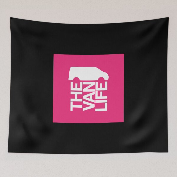 Item preview, The Van Life Logo : Pink box designed and sold by robnoble.