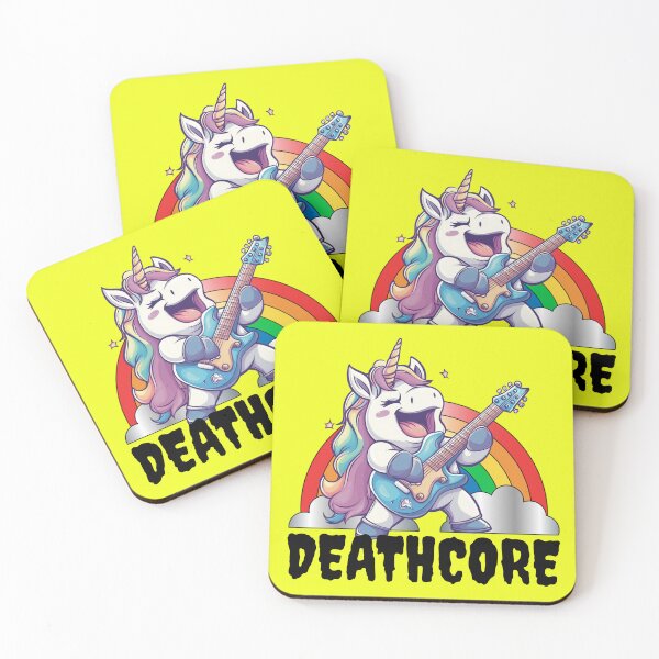 Item preview, Parody Deathcore Rainbow Unicorn designed and sold by RockFireMerch.
