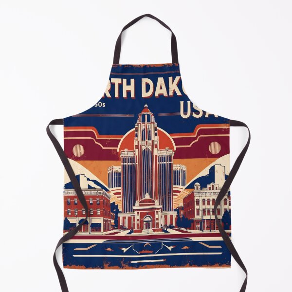 Item preview, North Dakota 1950s USA Vintage Retro Tourism designed and sold by TravelersGems.