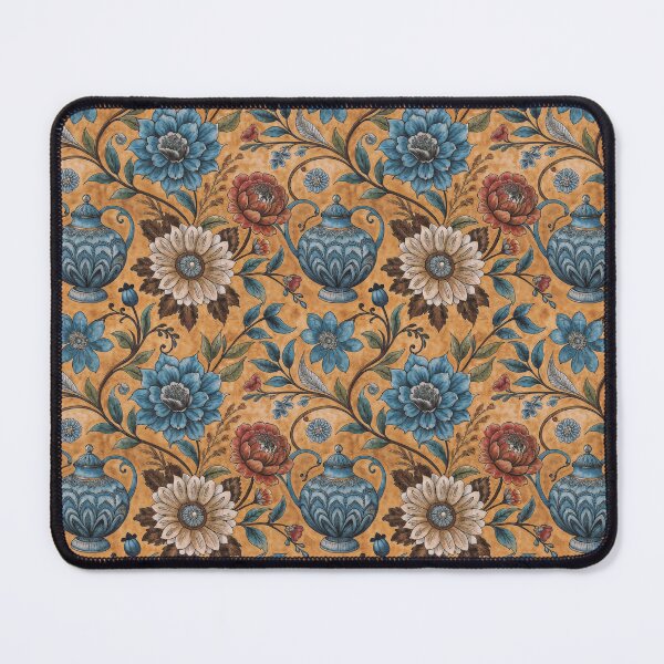 Item preview, Colorful chintz pattern, floral chinoiserie design designed and sold by patterncrow.