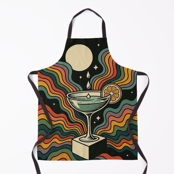 Item preview, Psychedelic Sip – Cosmic Coupe Cocktail Art designed and sold by NeatAndSip.