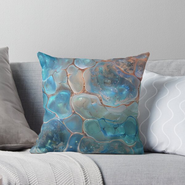 Item preview, Dreamlike mosaic pattern inspired by underwater themes designed and sold by PrettyDecor.