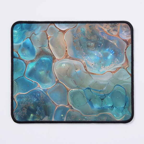 Item preview, Dreamlike mosaic pattern inspired by underwater themes designed and sold by PrettyDecor.