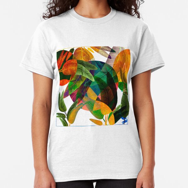 "Fantasía Retro Tropical Tiki" Camiseta clásica