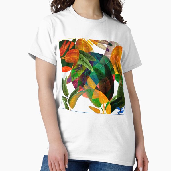 "Fantasía Retro Tropical Tiki" Camiseta clásica