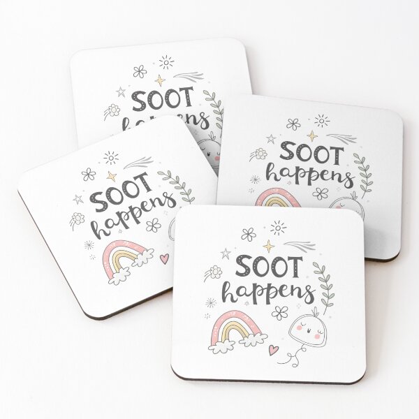 Item preview, soot happens designed and sold by Ismartista.