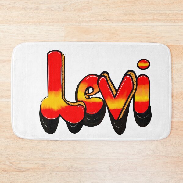 Item preview, Levi - in red The top 10 best Personalized Custom Name gift ideas for boys and men Levi designed and sold by Artonmytee.