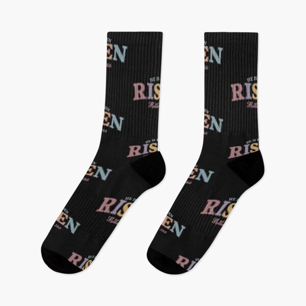 Item preview,  He Is Risen Retro - Resurrection Sunday - Christian Easter - John 3 16 designed and sold by Luvjesus2.