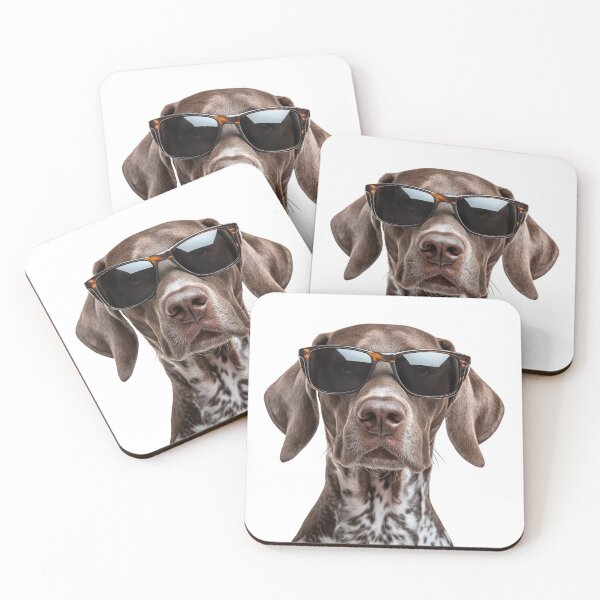 Item preview, Funny cool Pointer Dog wearing sunglasses designed and sold by LazyOwlStore.