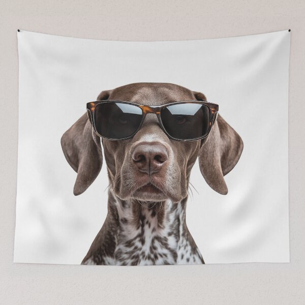 Item preview, Funny cool Pointer Dog wearing sunglasses designed and sold by LazyOwlStore.