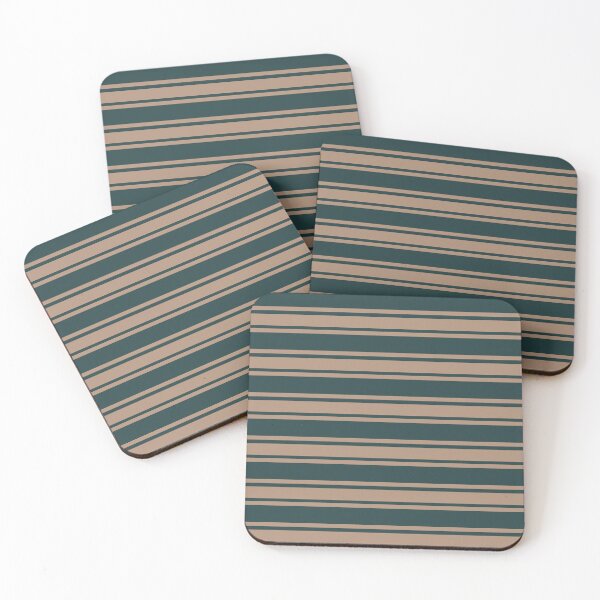 Item preview, Forest Floor Stripes  – Timber Brown & Muted Tan Organic Gradient - Spring 2015 designed and sold by The Cozy Stripe | Modern Textile Stories.