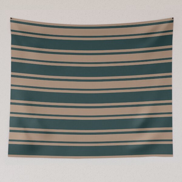 Item preview, Forest Floor Stripes – Timber Brown & Muted Tan Organic Gradient - Spring 2015 designed and sold by The Cozy Stripe | Modern Textile Stories.